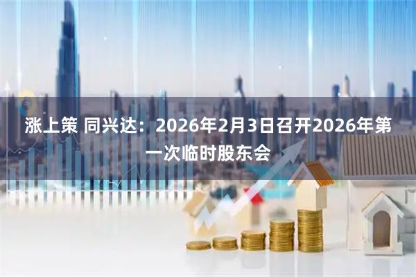 涨上策 同兴达：2026年2月3日召开2026年第一次临时股东会